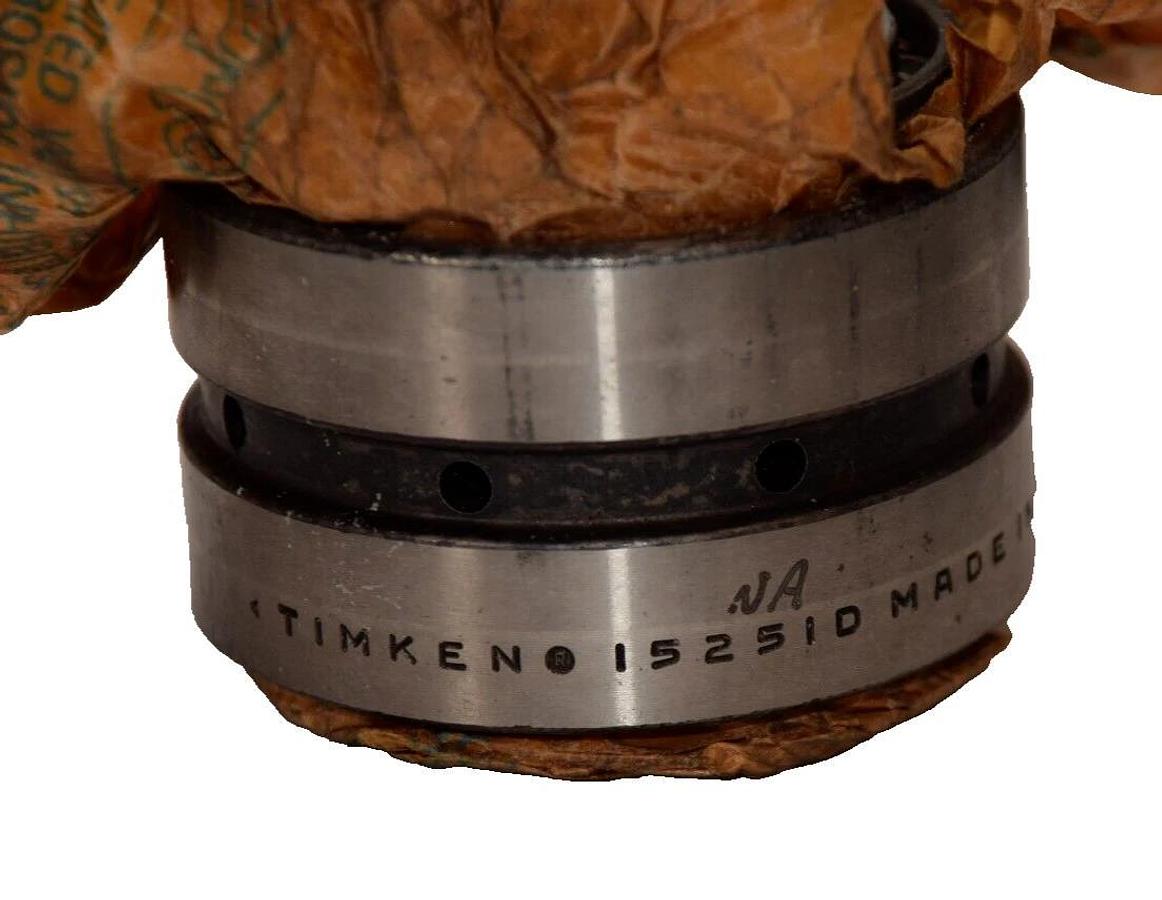 Timken Bearing 15251D Double Tapered Cup  w/ (2) Tapered Cone 15123 USA (NEW)