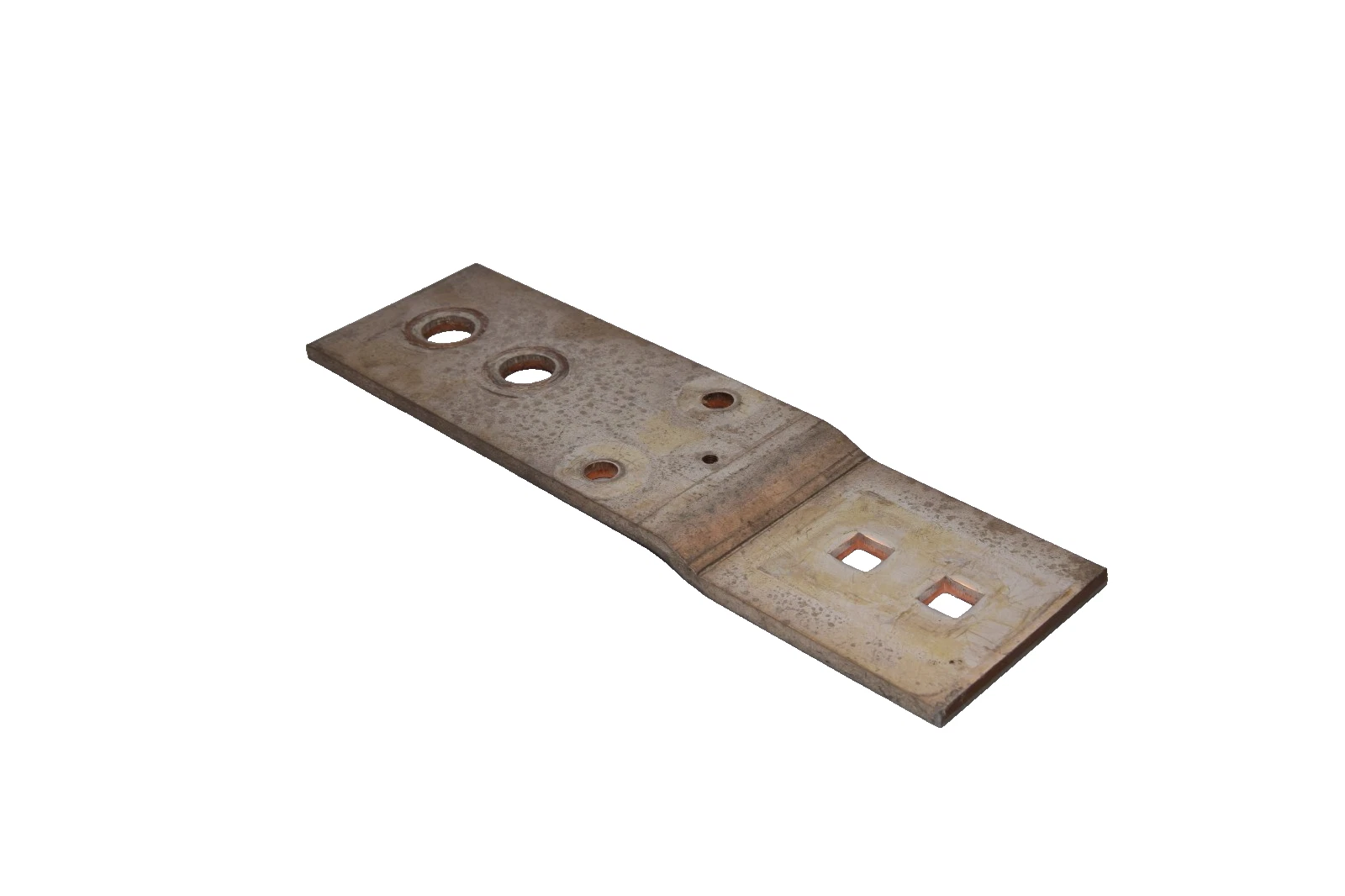 Used Buss Bar 10-1/4" x 2-7/8" x 1/4" Copper