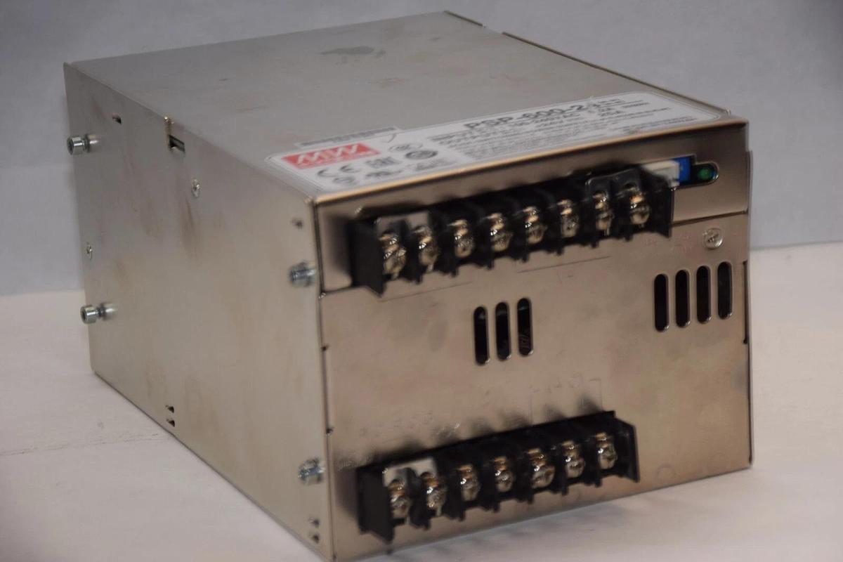 Used MEAN WELL PSP-600-24 , PSP60024 100-240Vac Power Supply