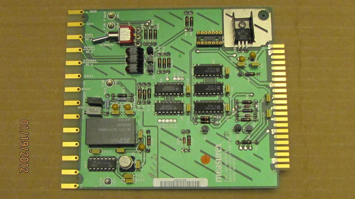 Used Measurex Circuit Board Card 05331100 REV.D REV D