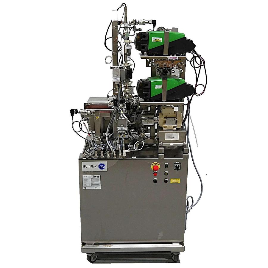 Used GE Healthcare UniFlux Cabinet 10 Tangential Flow Filtration System 2011