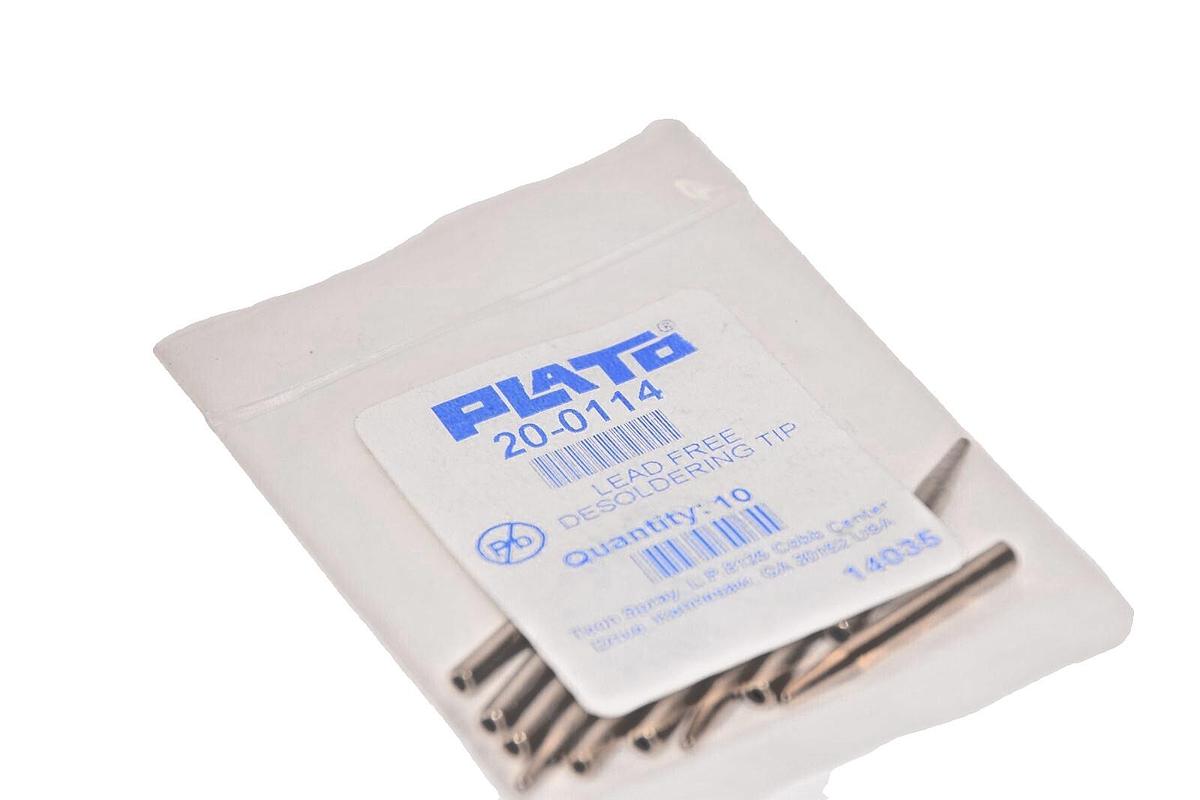 (10 PCS) PLATO Lead free Desoldering tip 20-0114 200114 1/8IN 1.5mm tip NEW