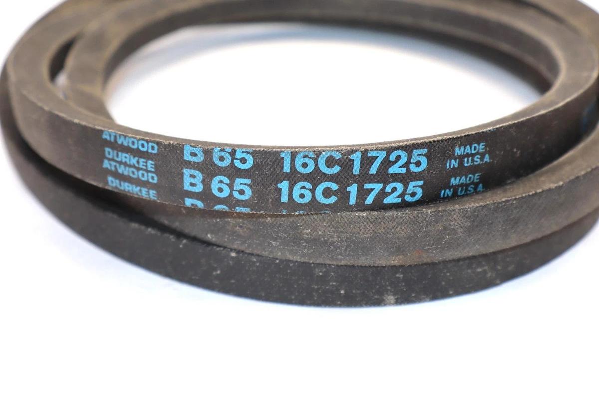 Durkee Atwood Belt V-Belt B65 16C1725 Equi-Match USA (New)