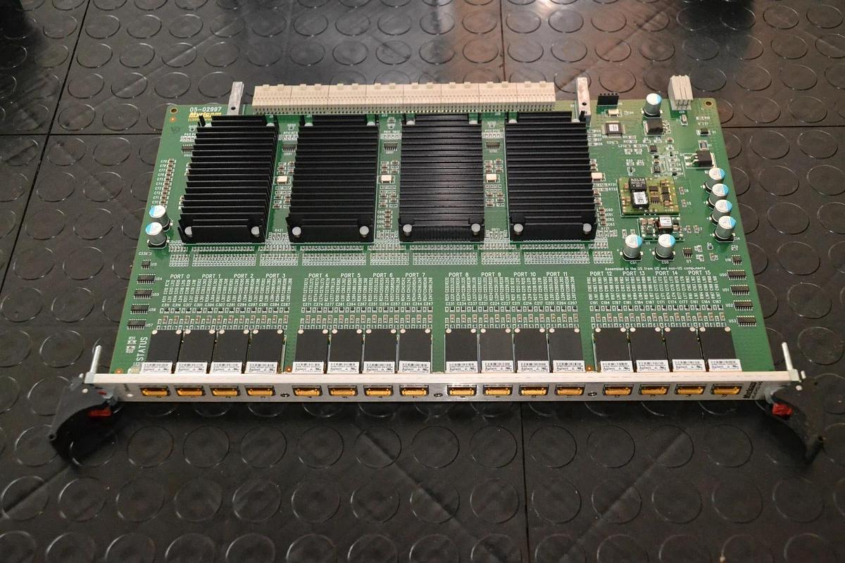 Used MYRICOM CIRCUIT BOARD CARD M3-4SW32-16Q M3 4SW32 16Q M34SW3216Q