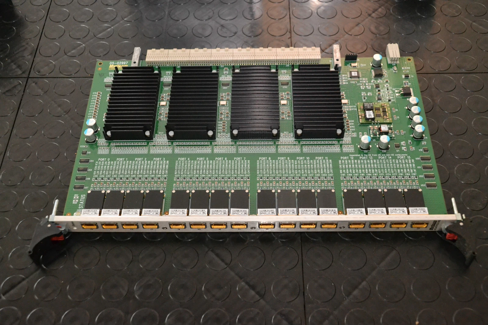 Used MYRICOM CIRCUIT BOARD CARD M3-4SW32-16Q M3 4SW32 16Q M34SW3216Q