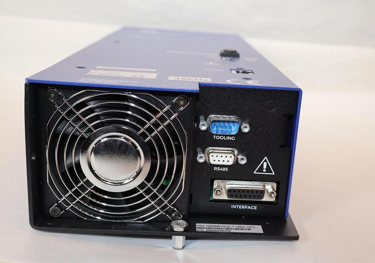 (NEW) WEBER ULTRASONICS HS3-1000MFDS35-T 230V 50/60Hz 5A Ultrasonic Welder