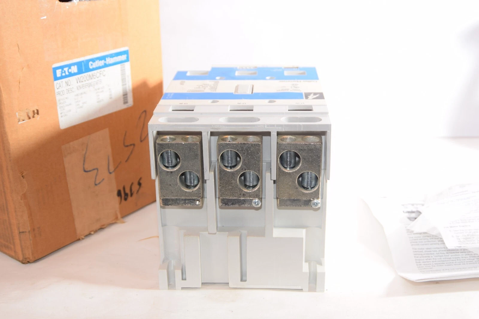 Cutler Hammer W200M6CFC, Advantage Starter Size 6, 400HP, 540A, W+200M6CFC, New