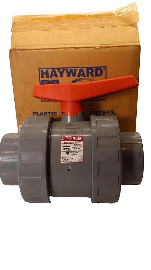 Hayward Cepex CPX22249 3" CPVC EPDM Teflon True Union Ball Valve (New)