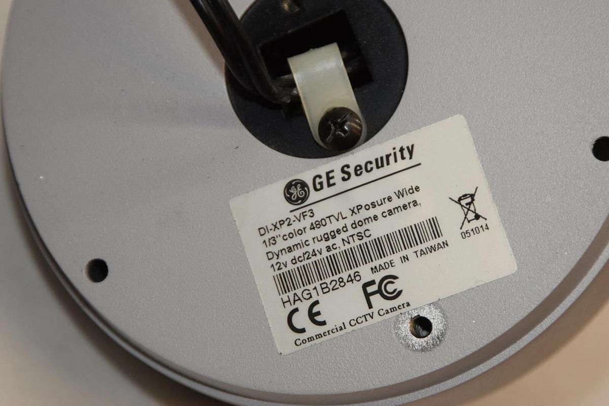 Used GE GENERAL ELECTRIC DI-XP2-VF3 1/3" Color XPosure Wide Rugged Dome Camera