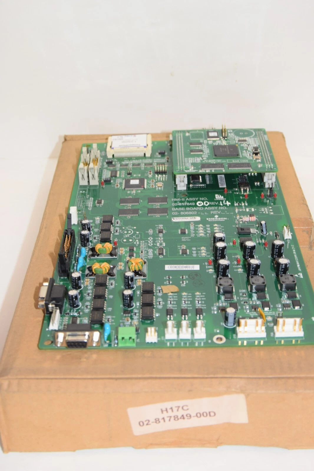 (NEW) EMERSON / LIEBERT 02-817849-00 Rev 14 02-806802-00 Rev 5 HMI-II Assy Board