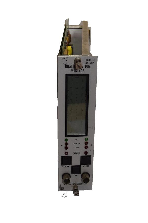 Used Bently Nevada 3300/16-03-01-00-00-00-00 Dual Vibration XY/GAP Monitor Module