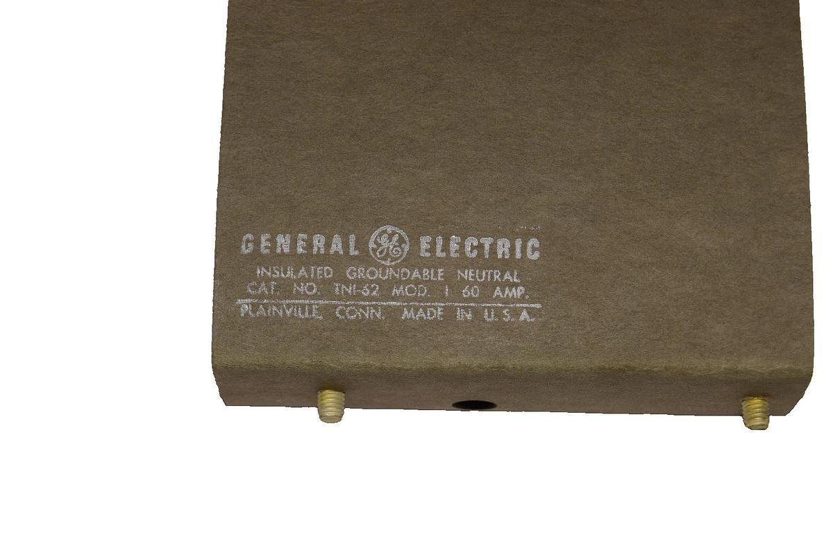 (Lot of 3) GE Insulated Groundable Neutral TNI62 600VAC 250DC 60Amp