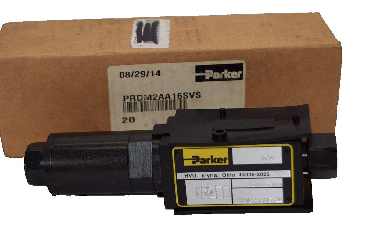(NEW) PARKER PRDM2AA16SVS 350 Bar Hydraulic Pressure Reducing Valve