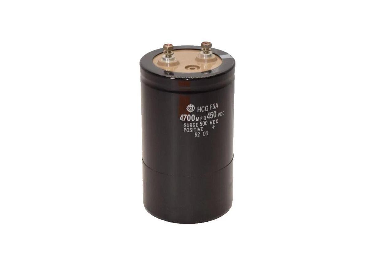 (NEW) HCG F5A 4700mfd 450Vdc Capacitor