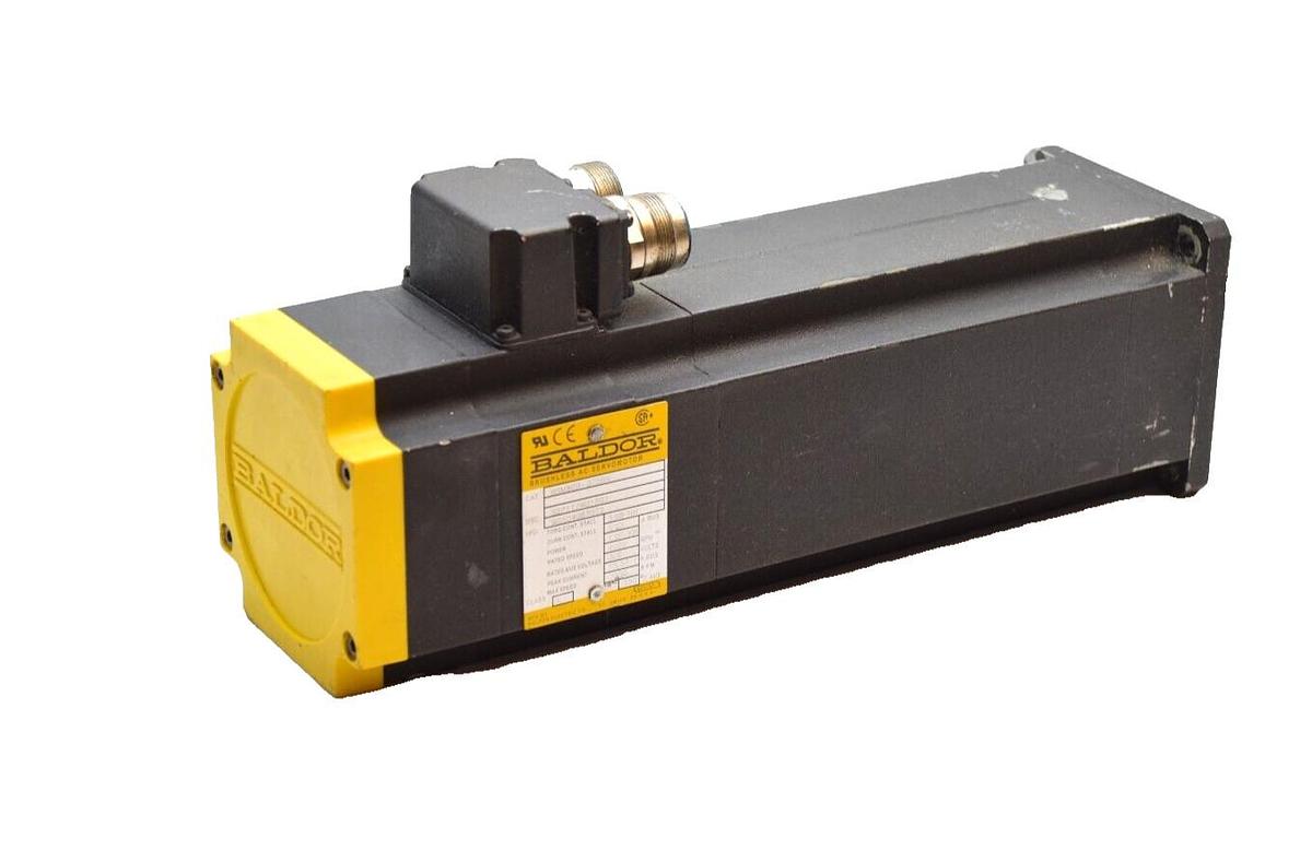 Used BALDOR BSM80B-375BA 4000rpm 300V Class F AC Servo Motor