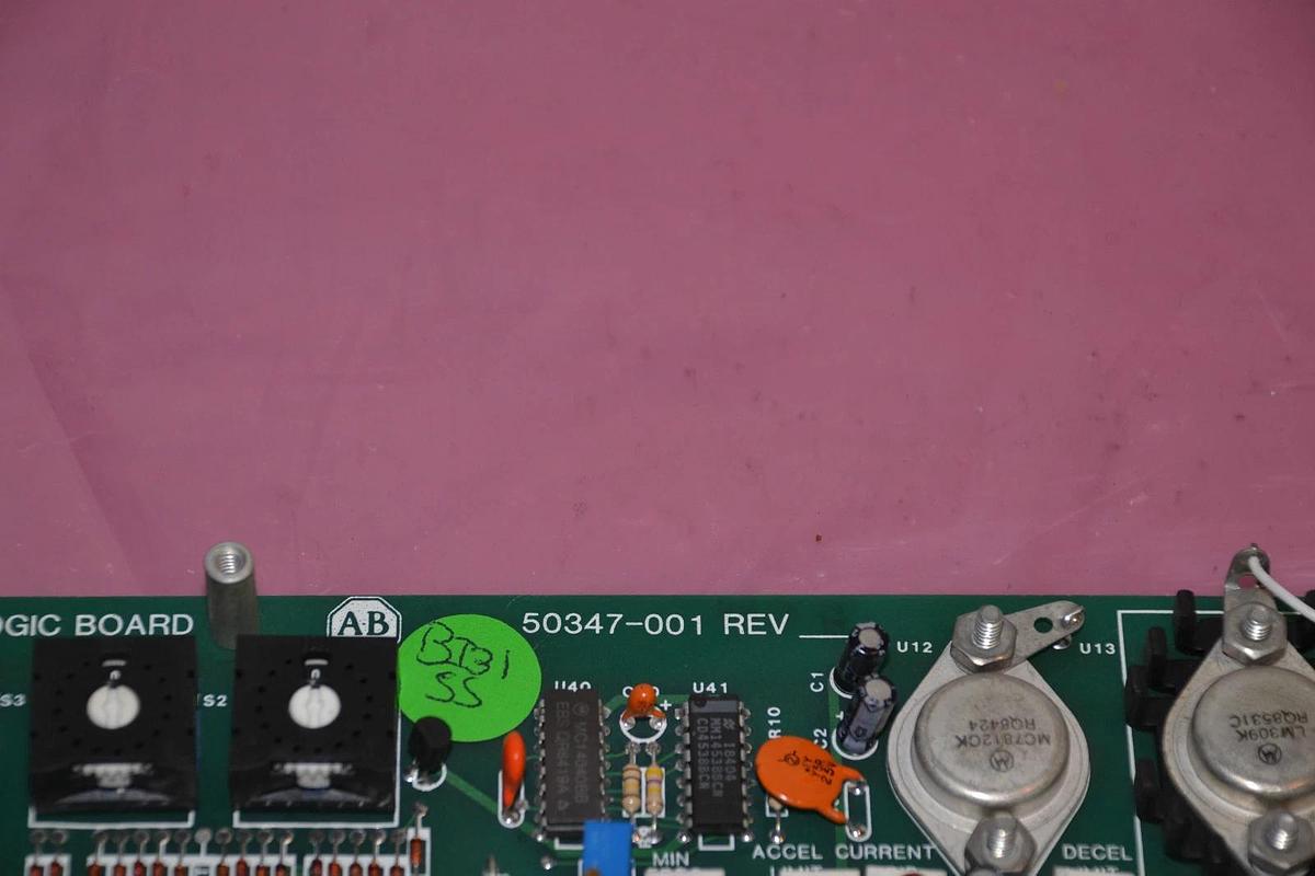 Used ALLEN BRADLEY AB PTI LOGIC BOARD 50347-001 50347 001 REV.G