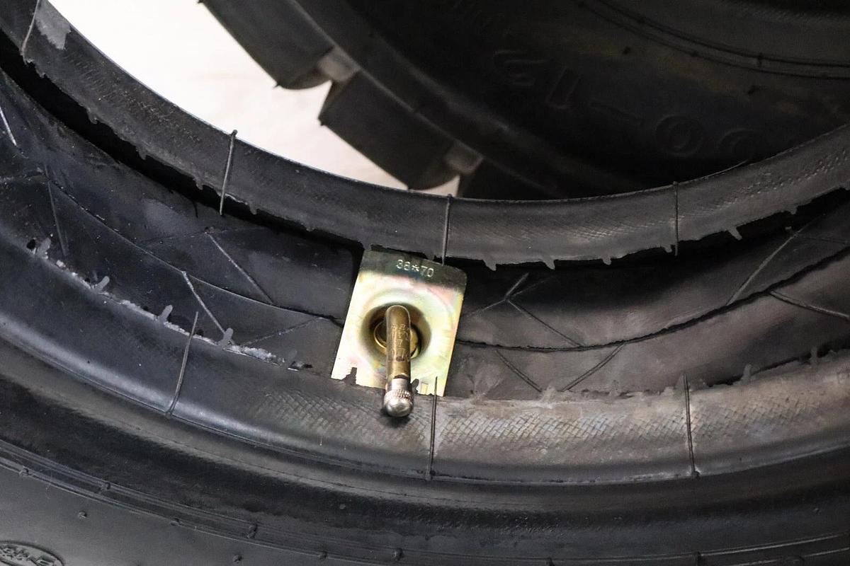 (NEW - PAIR) MERXENG 7.00-12 ( Tire + Tube) Forklift Replacement Tire