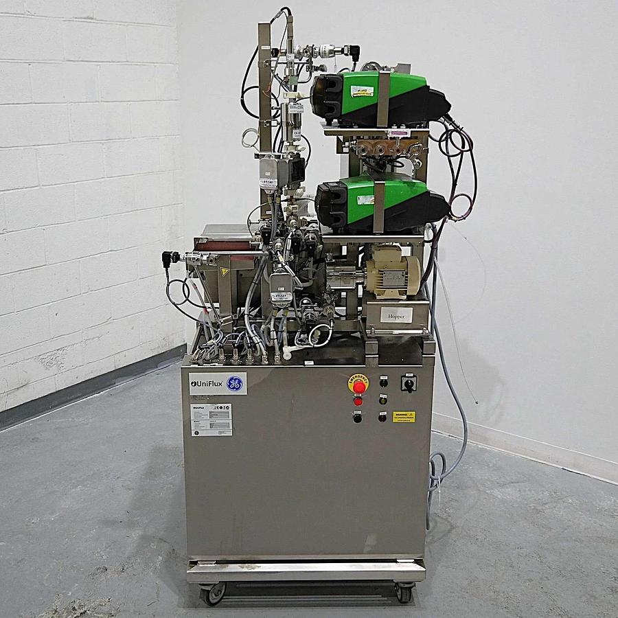 Used GE Healthcare UniFlux Cabinet 10 Tangential Flow Filtration System 2011