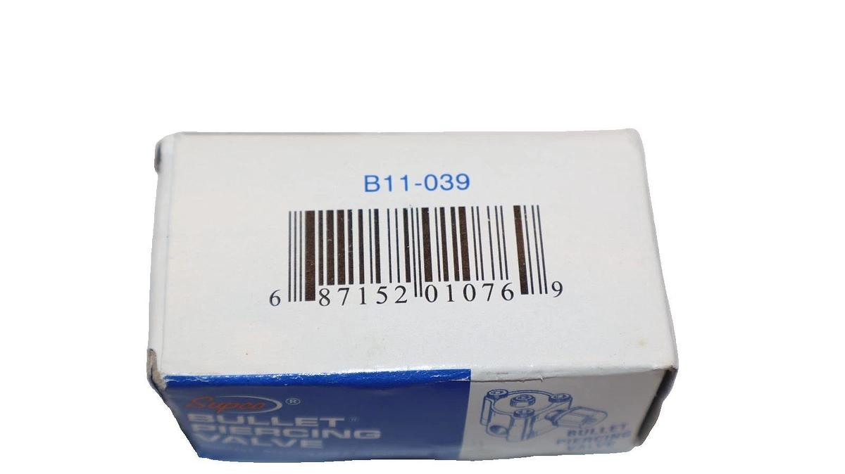 Supco Bullet Piercing Valve For 1/4", 5/16", 3/8" Tubing BPV31 (New - Lot of 3)