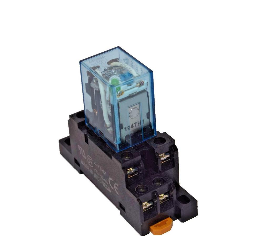 Used OMRON LY2N-J LY2NJ 24vdc 24 Vdc Relay with Base 29Y6H2