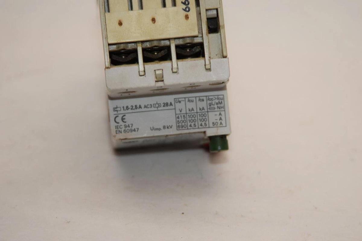 Used ALLEN BRADLEY 140-MN-0250 Series C 1.6-2.5A Manual Motor Starter