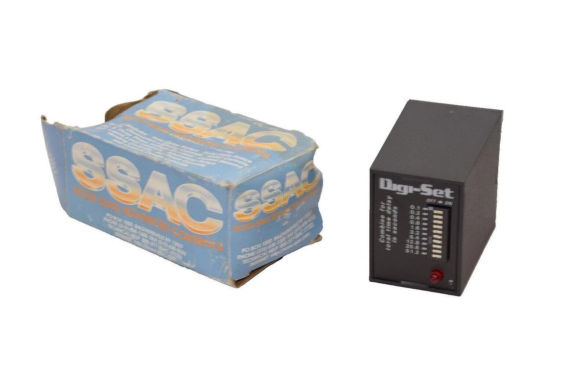 (NEW) SSAC TDBL120AL 120Vac Time Delay Relay