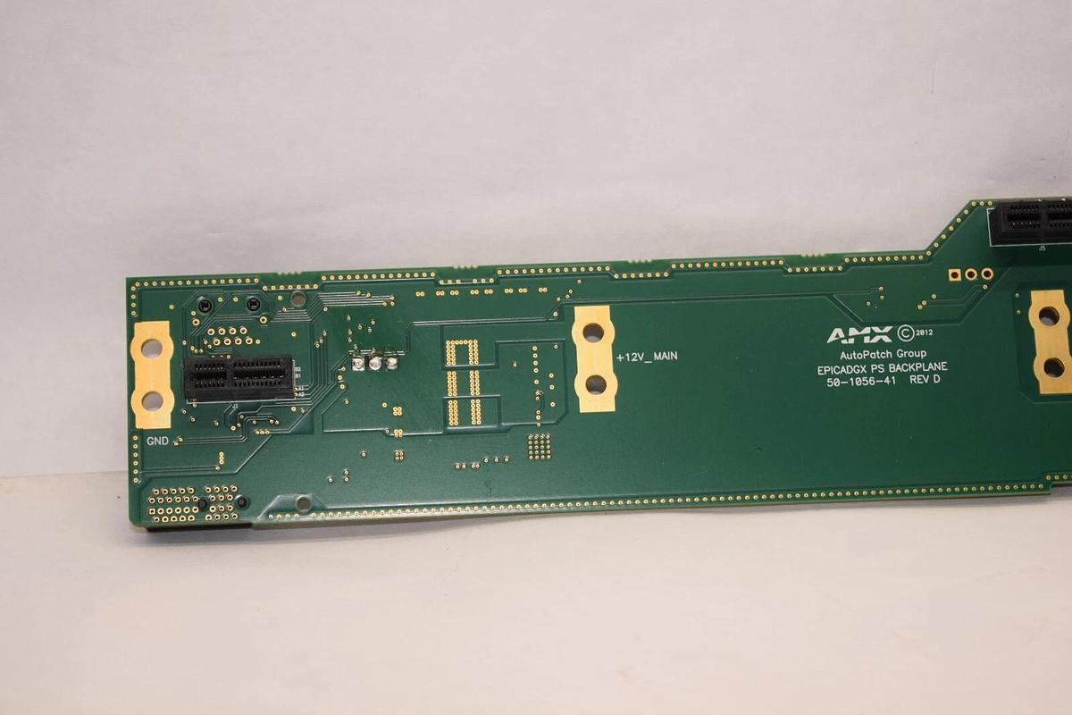 Used AMX 50-1056-41 Rev D AutoPatch Group EPICADGX PS Backplane Board Card
