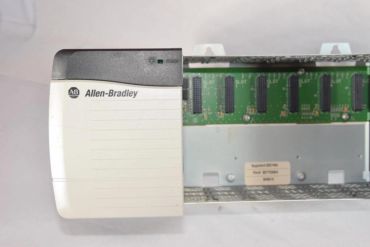 Used ALLEN BRADLEY 1756-A13 1756A13 Ser B 13 Slot Chassis W/ 1756-PA75/B Power Supply