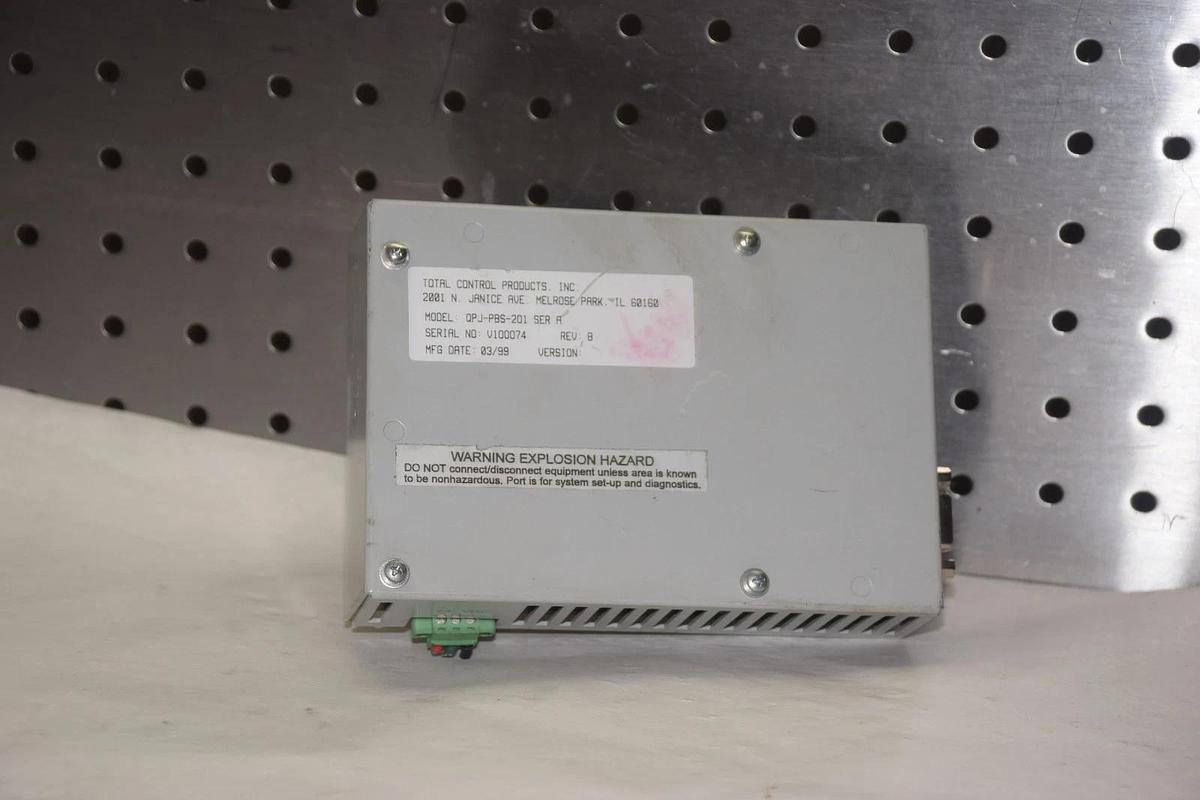 Used TOTAL CONTROL PRODUCTS QPJ-PBS-201 QPJPBS201 SER A COMMUNICATION MODULE