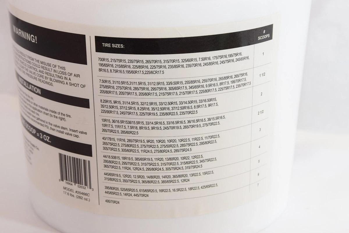 (NEW) ESCO 20466C Balancing Beads Reusable Tire weight balance Bulk Bucket READ