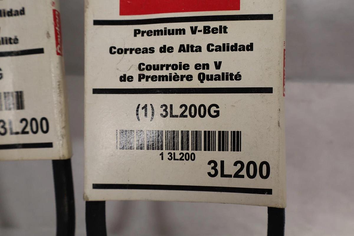(NEW - Lot of 3) DAYTON 3L200G Premium V-Belt