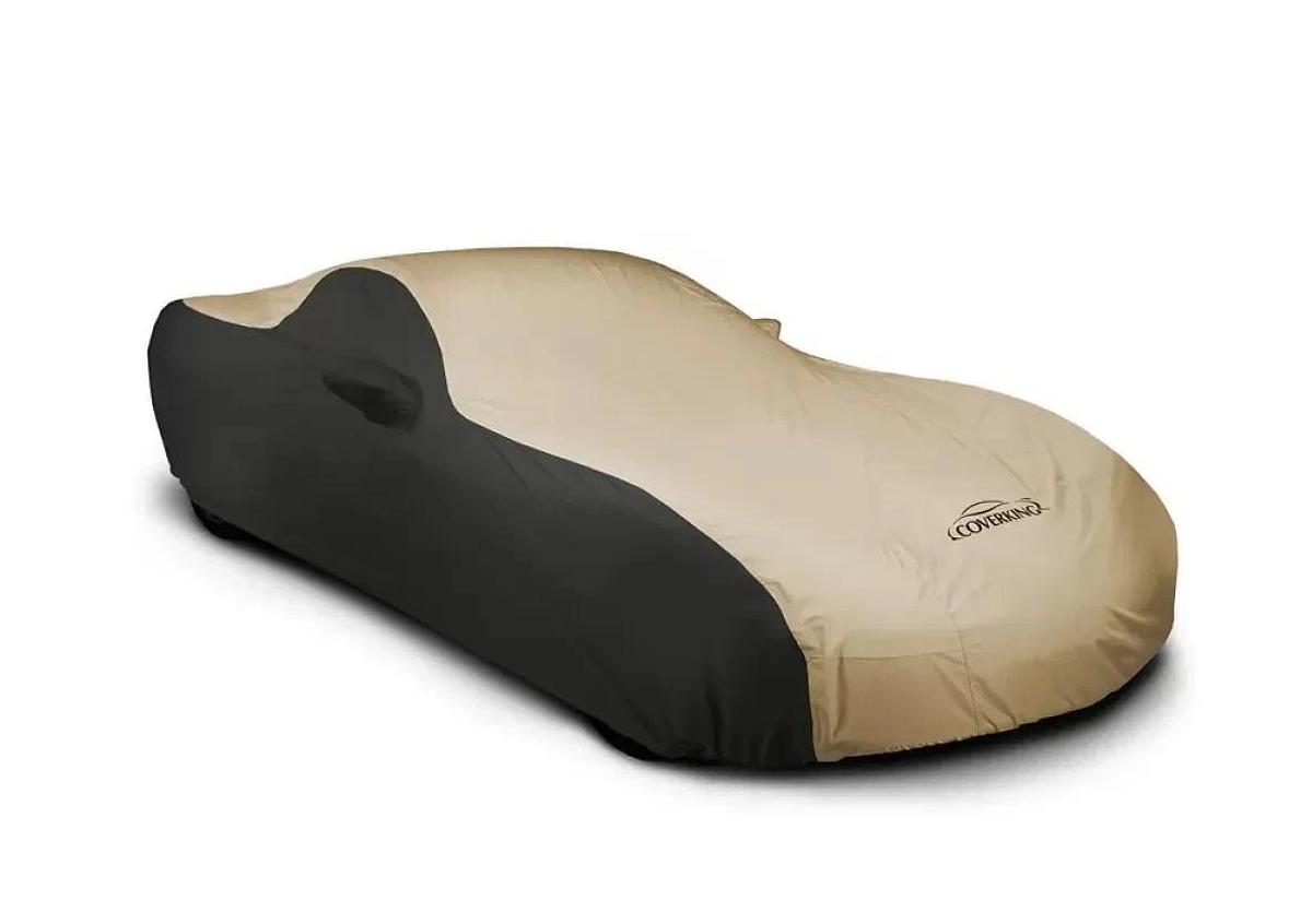 Coverking Car Vehicle Cover CVC3SP296-MD9382 2-Tone Black Tan C300 Class 3 *NEW*