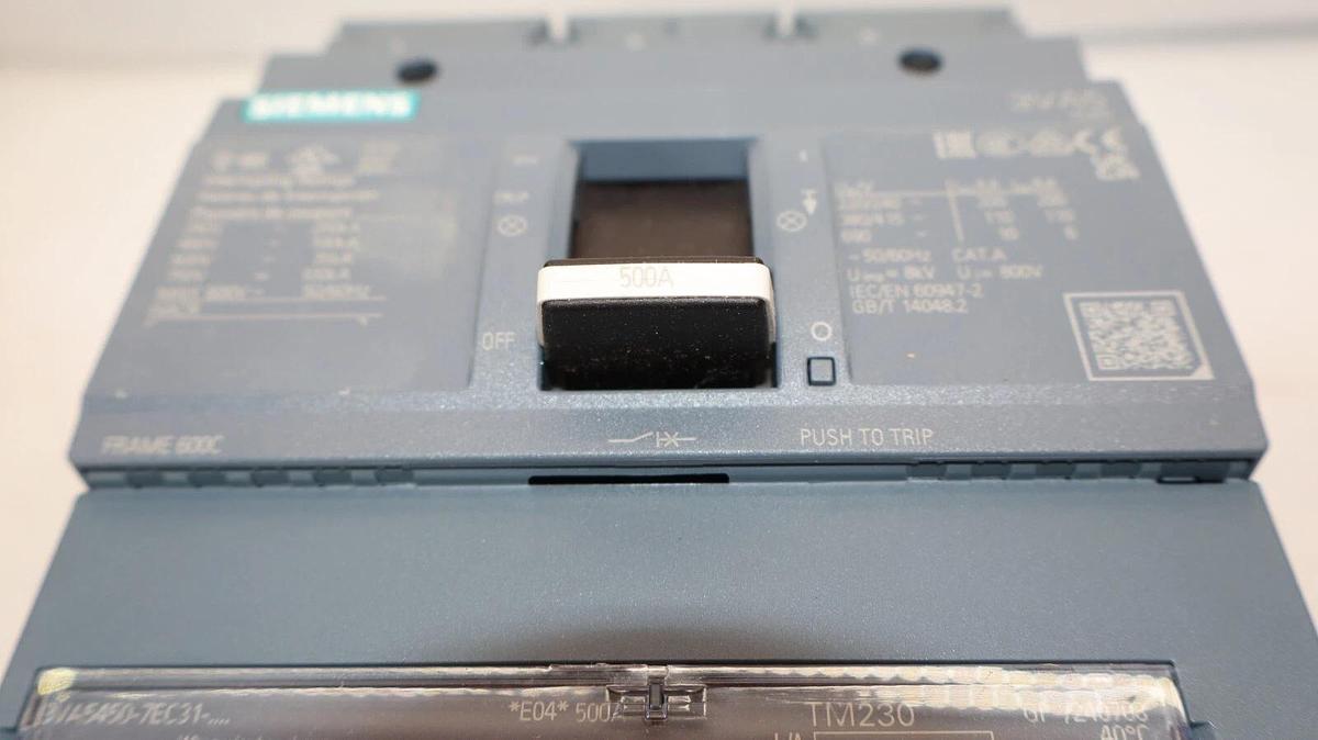 Siemens Circuit Breaker 500A 500 Amp 3VA5450-7EC31-0AA0 3VA5 3p 600v TM230 *NEW*