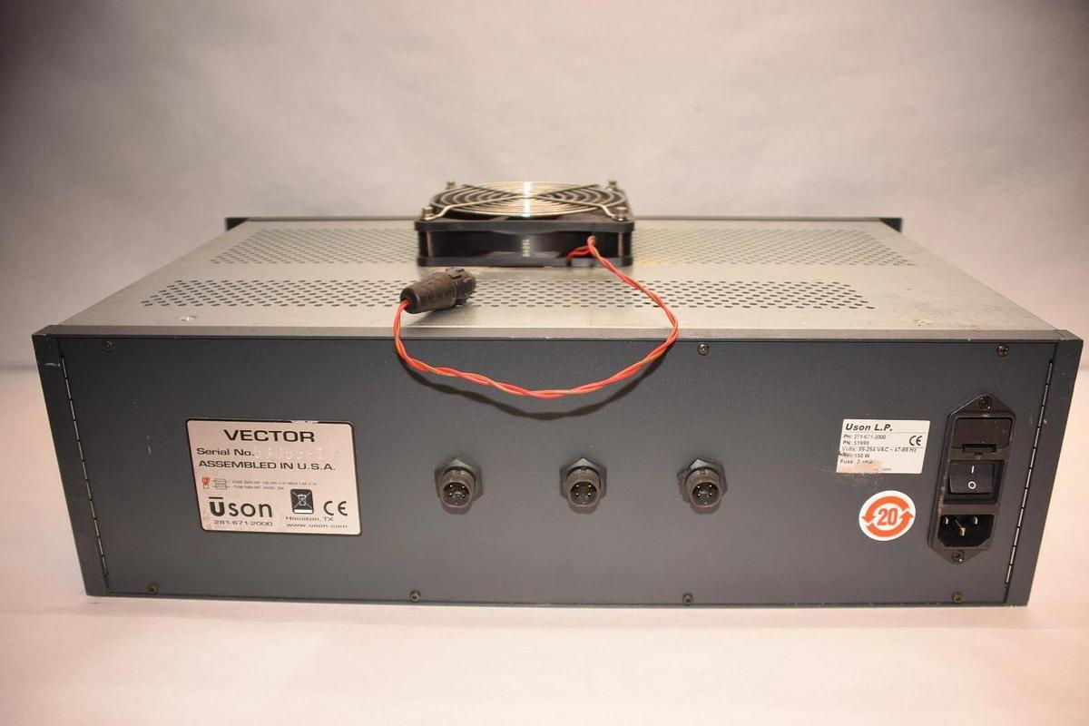 Used USON / VECTOR 51999 99-264Vac 47-66Hz 150W Mount Rack With Power Supply