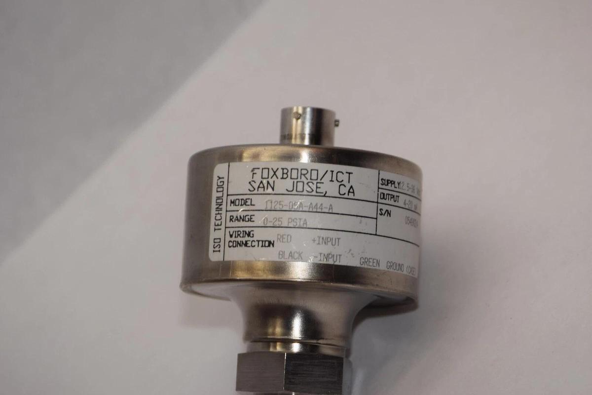 (NEW) FOXBORO 1125-05A-A44-A 0-25psia Transducer