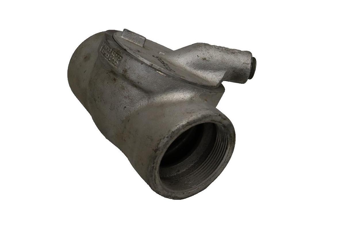 Used Crouse Hinds Any Angle Conduit Seal Fitting w/ 3" Female Hub EZS8 , 517152G