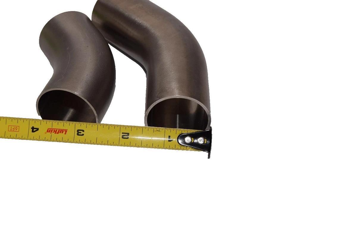 RJ 1-1/2" Sanitary 45° Sanitary Weld Elbow pipe Stainless s/s Fitting (New -2)