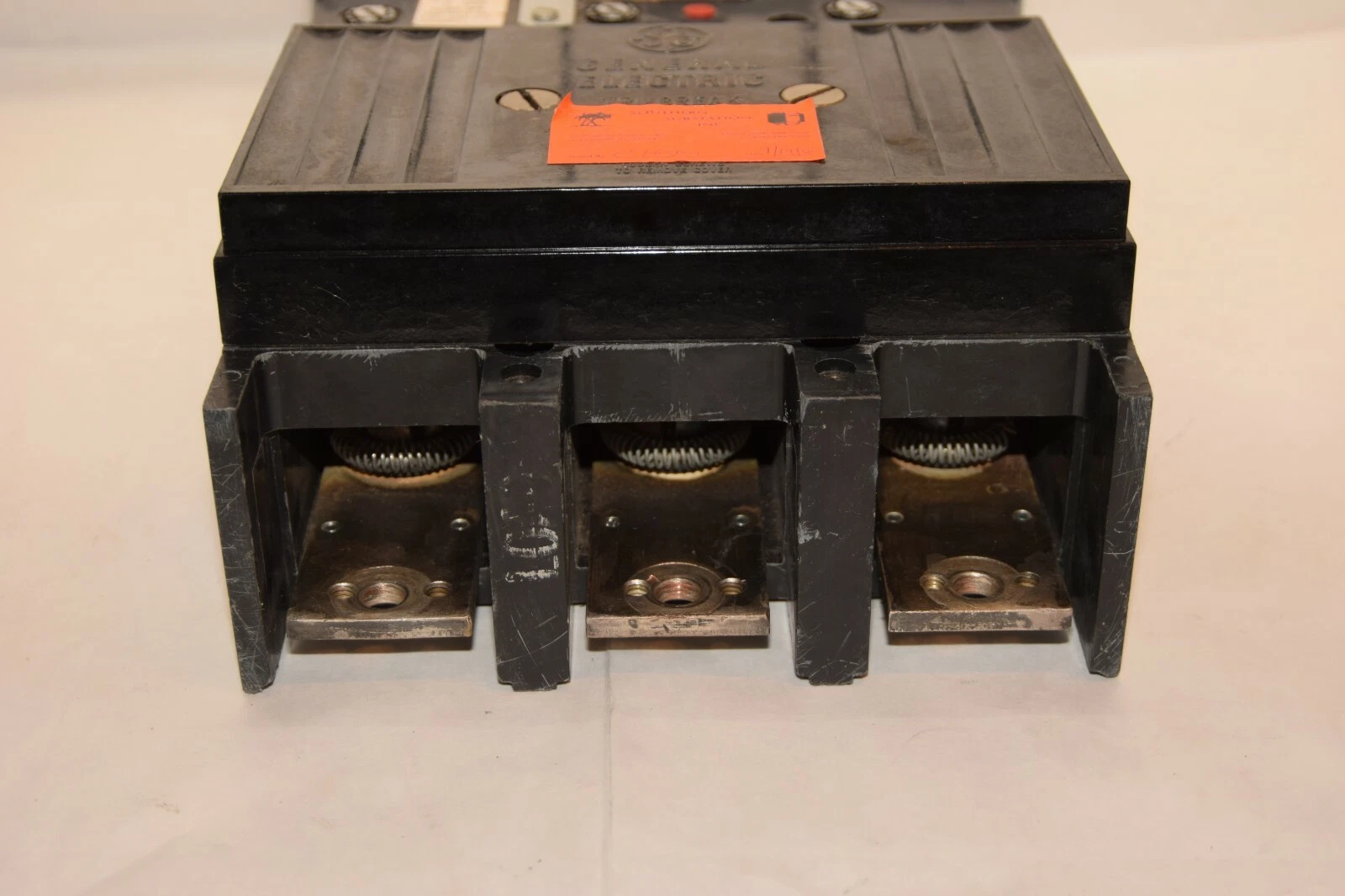 Used GE GENERAL ELECTRIC Breaker Tri-Break TB43F 400A 400 Amp 1200-3500A Adj 3P