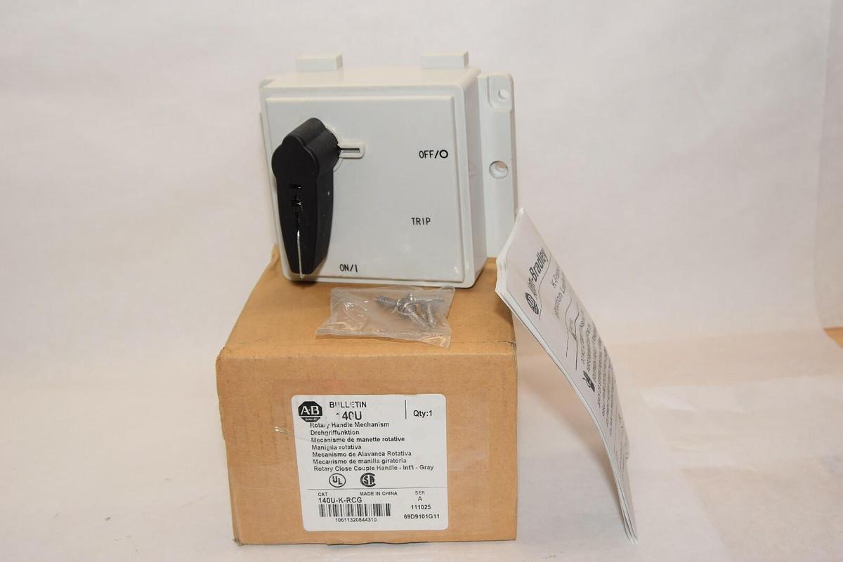 (NEW) ALLEN BRADLEY 140U-K-RCG Series A Rotary Handle Mechanism