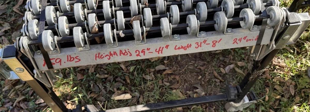 Used BEST DIVERSIFIED Gravity Skatewheel Conveyor BEST FLEX  24" wide 8' long 24"x8'
