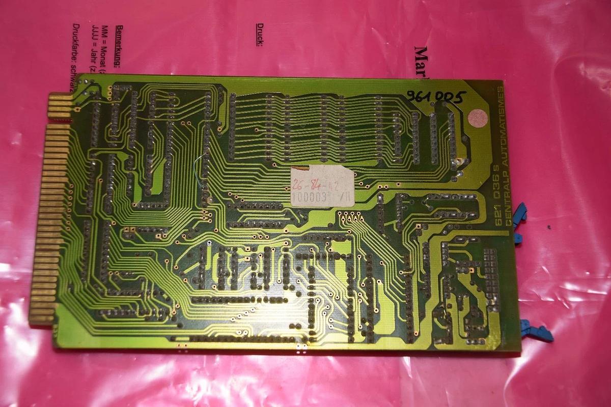 Used CENTRALP AUTOMATISMES A621 036 S A 621 036 S A621036S UC-Z80-T2 CIRCUIT BOARD