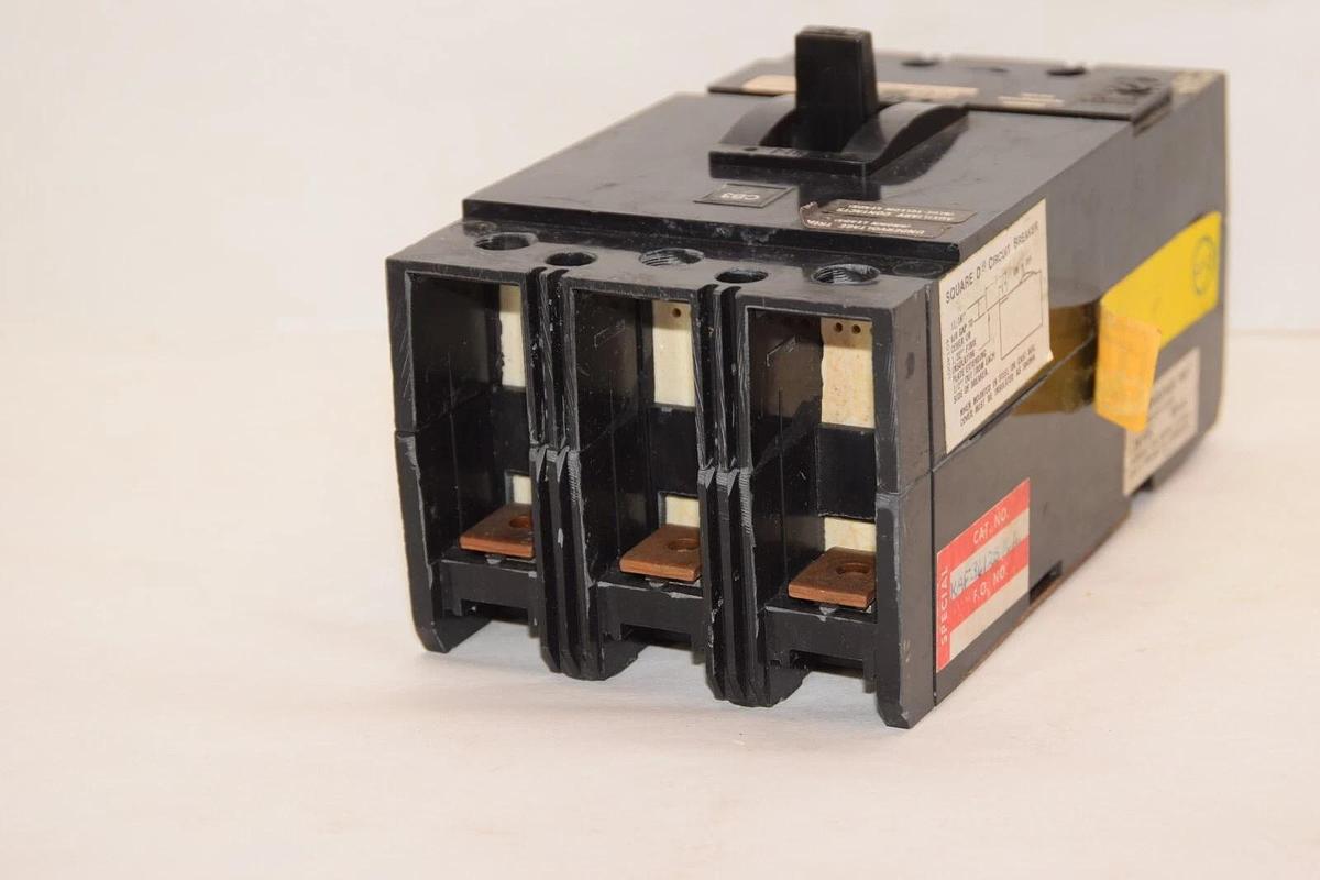 Used SQUARE D KAF361251616 125A 125 Amp 3P 600V Circuit Breaker