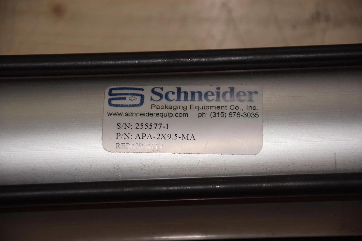 SCHNEIDER Pneumatic Cylinder APA-2X9.5-MA 2" BORE 9.5" STROKE (NOS)