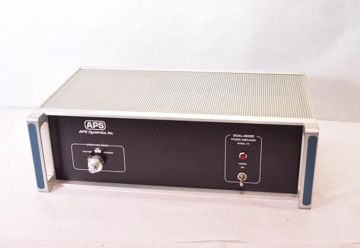 Used APS Dynamics 114 Power Amplifier  Acoustic Power Systems Dual mode Amplifier