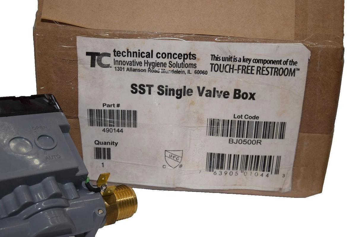 Technical Concepts 490144 SST Single Valve Box Touch Free Mixing Valve
