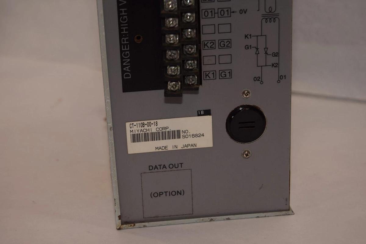Used MIYACHI CT-110B-00-18 , CT-110 WELTOUCH Controller CT-110B-00-18 *No Front Cover