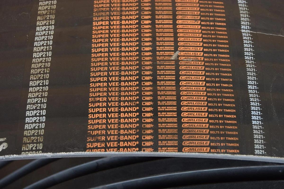 Timken Carlisle Super Vee-Band V Belt RDP210 RDP210-7 7 Band Rib (NEW)