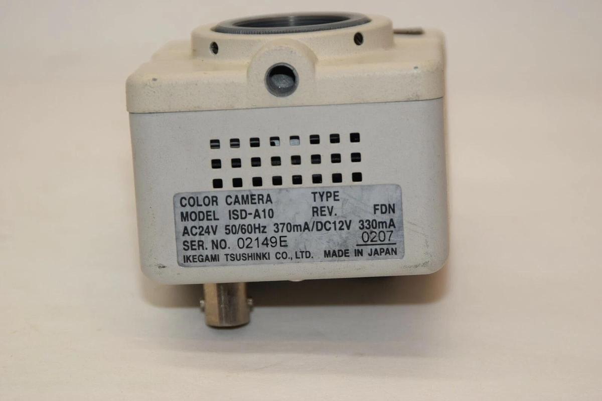 Used IKEGAMI ISD-A10 24V 50/60Hz 370mA Pixim DPS Color Camera