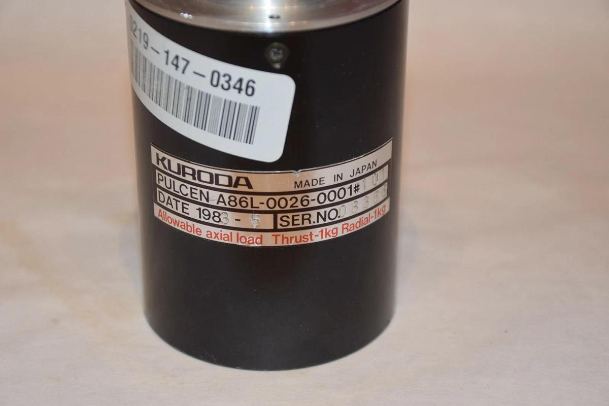 Used KURODA PULCEN A86L-0026-0001#101 08366 SPINDLE ENCODER