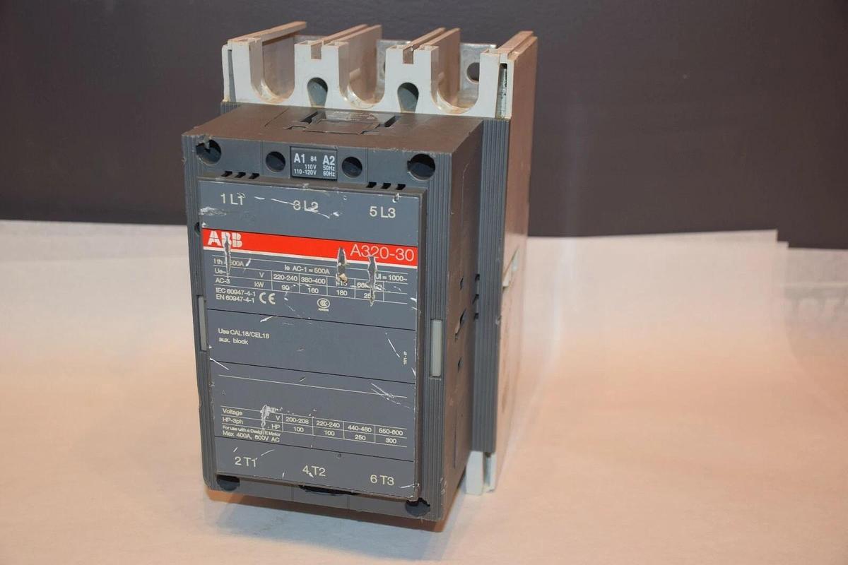 Used ABB A320-30 110V 50Hz 110-120V 60Hz 110-250V CONTACTOR